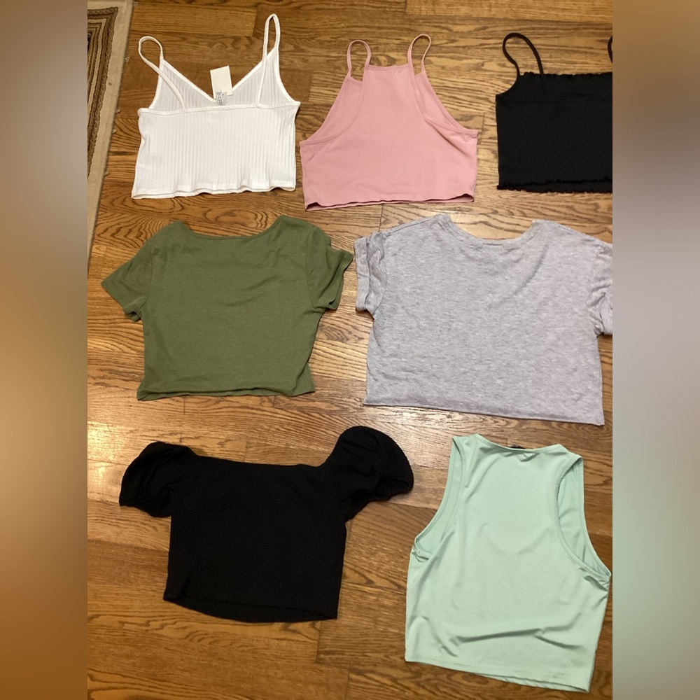 Wet Seal, Divided, SHEIN feminine crop top mixed lot of 7. Size Medium - Picture 15 of 16